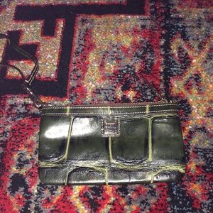 Dooney and Bourke green wristlet